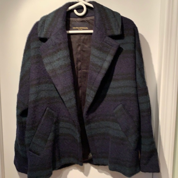 Amanda Uprichard Wool Blend Oversized Jacket S - Picture 1 of 8